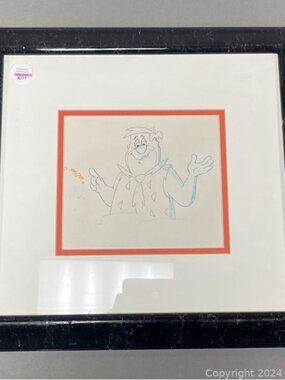 Fred Flinstone original production drawing from Hanna-Barbera
